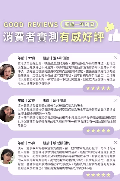 Beauty Player|O2胺基酸高效修護洗面露:圖片 3