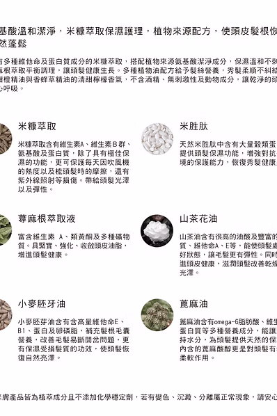 Reise米膚|潔淨洗髮露:圖片 4