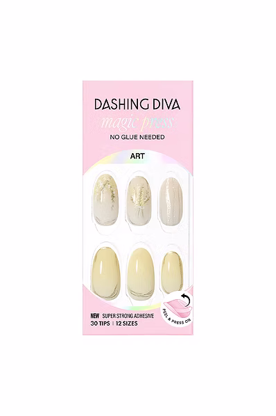 DASHING DIVA | MAGICPRESS M薄型經典美甲片 (黃色花束)
