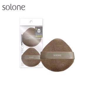 Solone | 特級植絨定妝撲 / 短絨桃形 (泰迪絨) 2入