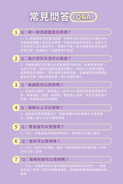 Beauty Player|O2胺基酸高效修護洗面露:圖片 4